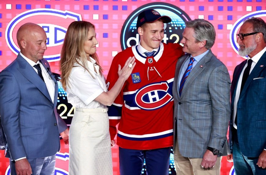 Celine Dion Announces Montreal Canadiens’ First-Round Pick at 2024 NHL Draft: ‘Like a Movie’